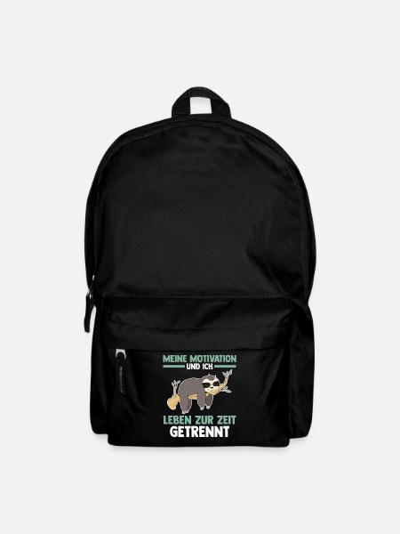 Meine Motivation und ich leben zur Zeit getrennt F - Rucksack - Schwarz