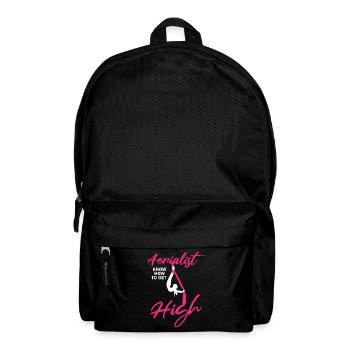 Aerial Silk Dancer for Aerial Ribbon and Aerialist - Backpack - black - Front