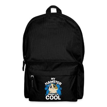 Mein Hamster Denkt Ich Bin Cool Besitzer Haustier - Rucksack - Schwarz - Vorne