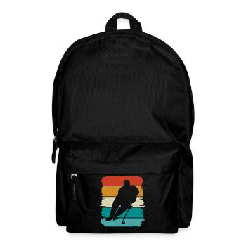Eishockey - Rucksack - Schwarz - Vorne