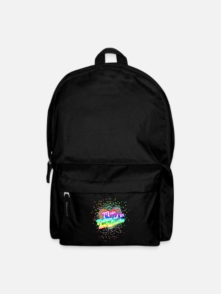 Fastnacht - Karneval - Köstümersatz - Spruch - Rucksack - Schwarz