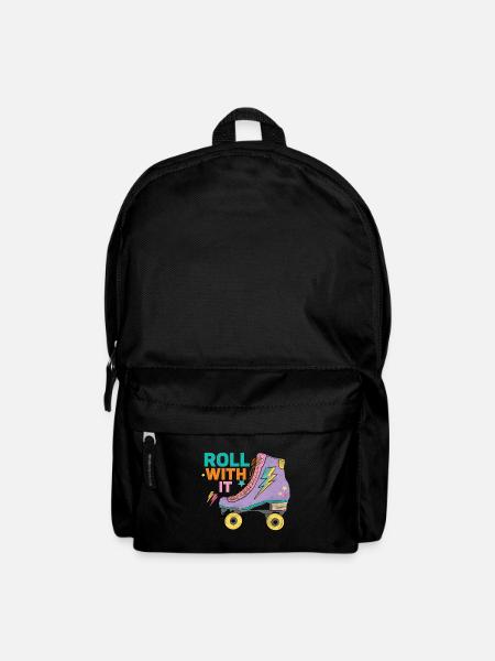 Rollschuhe - Rucksack - Schwarz