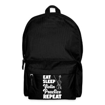 Violin Violinist Eat Sleep Violin - Rucksack - Schwarz - Vorne