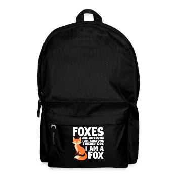 Ich Bin Ein Fuchs - Rucksack - Schwarz - Vorne
