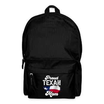 Stolze Texanische Mutter Texanisch Texas Texaner - Rucksack - Schwarz - Vorne