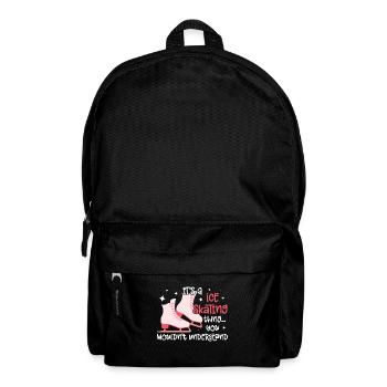 Eislaufen - Rucksack - Schwarz - Vorne