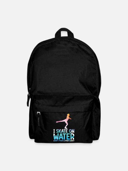 Eislaufen - Rucksack - Schwarz