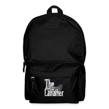 Cat Dad The Catfather Crazy Cat Father Kitty Daddy - Sac à dos - noir - Devant