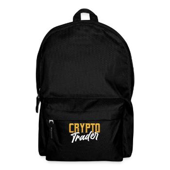 Crypto Traders Crypto Trades Trader Trading - Backpack - black - Front