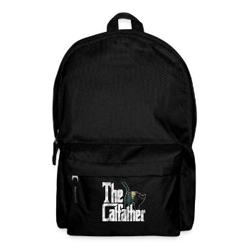 Cat Dad The Catfather Crazy Cat Father Kitty Daddy - Sac à dos - noir - Devant