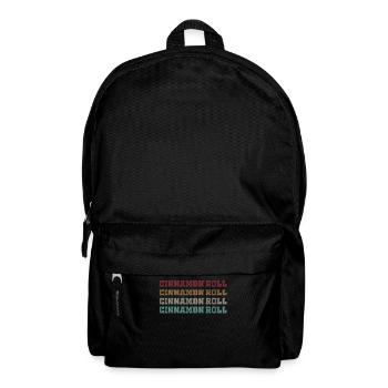 Cinnamon Roll Lettering - Backpack - black - Front