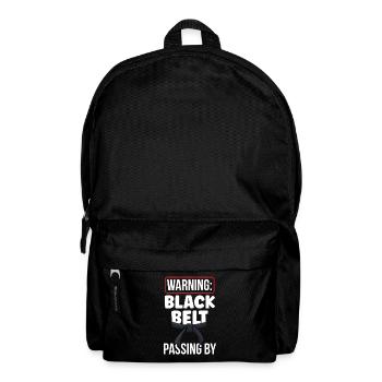 Warning: Black Belt Passes Black Belt - Backpack - black - Front