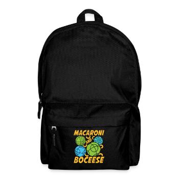 Petanque Petanque Boccia Bocce Boule für einen - Rucksack - Schwarz - Vorne