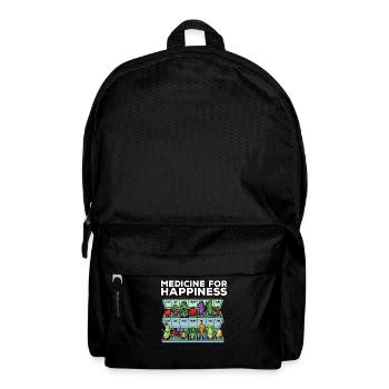 Medicine to Happiness Daily Dose of Vegetables - Backpack - black - Front