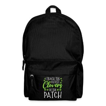 J’enseigne les trèfles les plus doux dans le patch - Sac à dos - noir - Devant