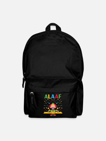 Alaaf Karneval fasching clown Köln - Rucksack - Schwarz