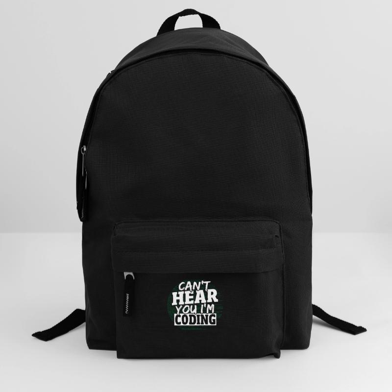 Can't Hear You I'm Coding Programming Programmer Rucksack