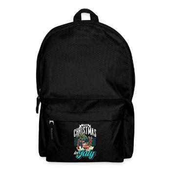 Team Weihnachten Im Juli Christmas In July Santa - Rucksack - Schwarz - Vorne