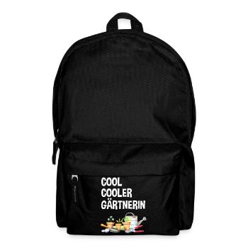 Garten Spruch Hobby Gärtnerin Geschenkidee - Rucksack - Schwarz - Vorne