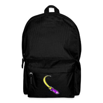 Rakete Lila - Rucksack - Schwarz - Vorne