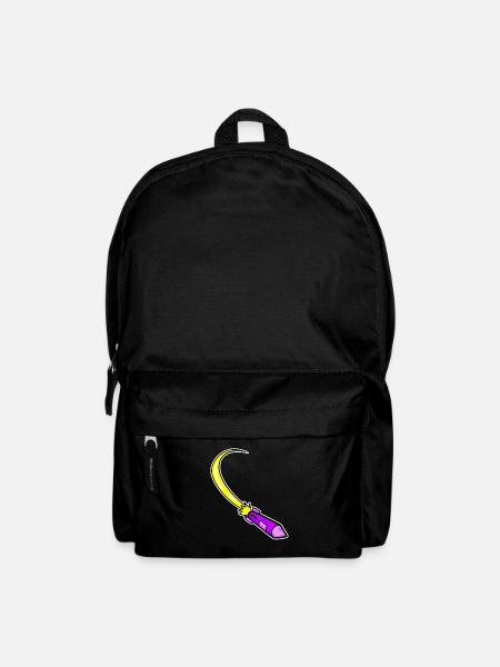 Rakete Lila - Rucksack - Schwarz