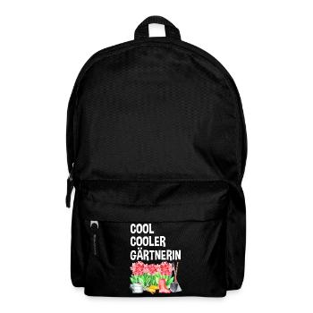 Garten Spruch Hobby Gärtnerin Geschenkidee - Rucksack - Schwarz - Vorne