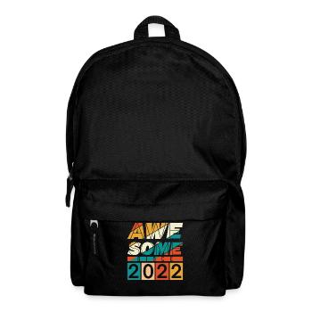 2022 Geboren Geburtstag Geburtsjahr Vintage - Rucksack - Schwarz - Vorne