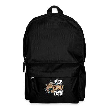 I've got this under control I've Goat This Goat Animal - Backpack - black - Front