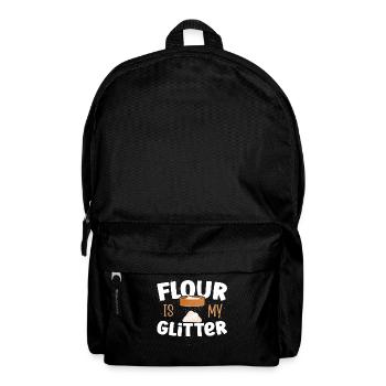 Baking Flour Is My Glitter Baker Bakery - Backpack - black - Front