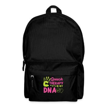 Speech Therapist Therapy Assistant - Rucksack - Schwarz - Vorne