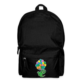 Dino Kids Motif Balloon Balloons - Backpack - black - Front
