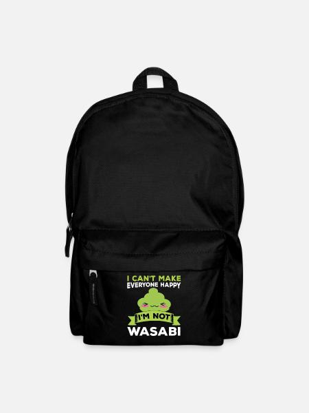 Lustiges Wasabi Liebhaber Design - Rucksack - Schwarz