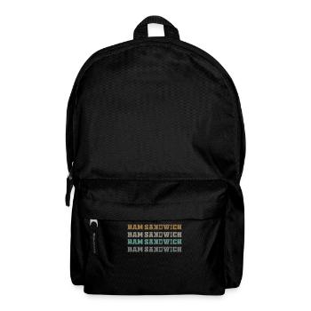 Ham sandwich - Backpack - black - Front