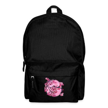 Japanese Cherry Blossom Art - Backpack - black - Front