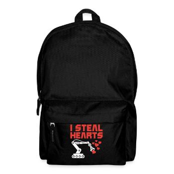 Robot Robotics Engineer Valentines - Backpack - black - Front