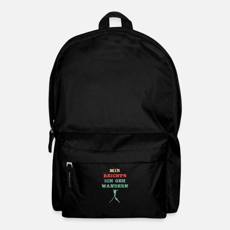 I've had enough, I'm going hiking! - Backpack - black