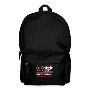 Pickleball American Paddle Sports Flag - Sac à dos - noir - Devant
