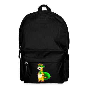 Giraffe Superhero Cloak - Backpack - black - Front