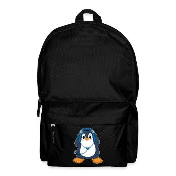 Musique Casque Penguin - Sac à dos - noir - Devant