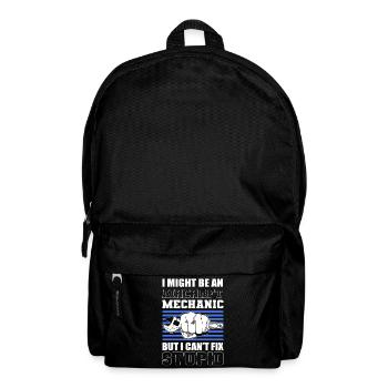 I Might Be An Aircraft Mechanic I Can't Fix - Backpack - black - Front