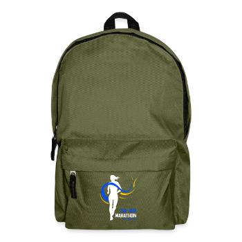 Marathon April 17, 2023 at the Hub of the Universe - Backpack - olive green - Front