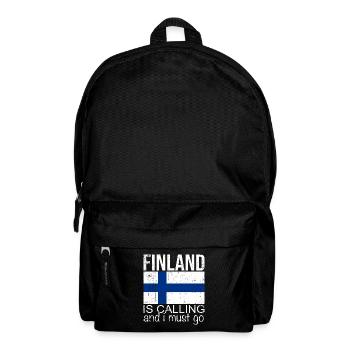 Finland saying - Backpack - black - Front
