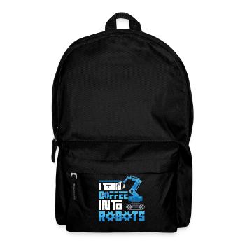 Robot Robotics Engineer Coffee I - Backpack - black - Front