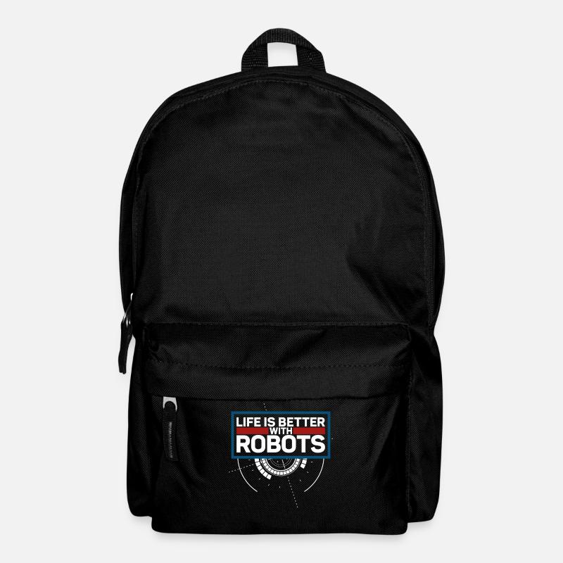 Robot Robotics Engineer Life Is - Rucksack - Schwarz