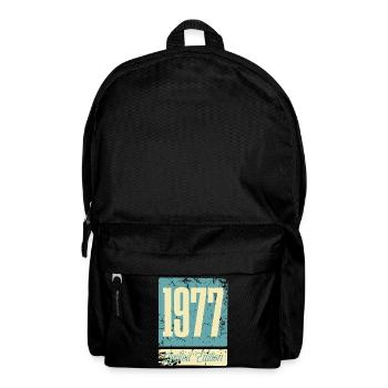 1977 Naissance Anniversaire Année de naissance - Sac à dos - noir - Devant