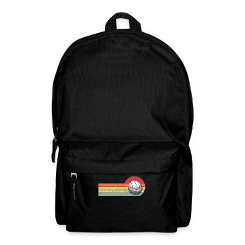 Volleyball Retro Vintage - Rucksack - Schwarz - Vorne