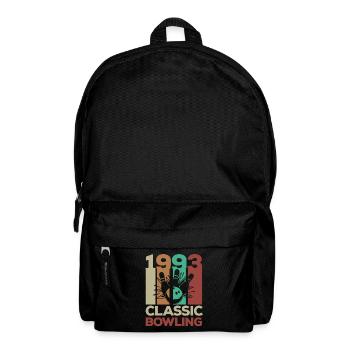 1993 30e anniversaire Vintage Retro Bowling - Sac à dos - noir - Devant