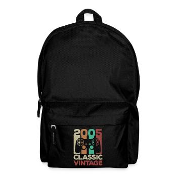2005 18e anniversaire Retro Vintage Gamer - Sac à dos - noir - Devant