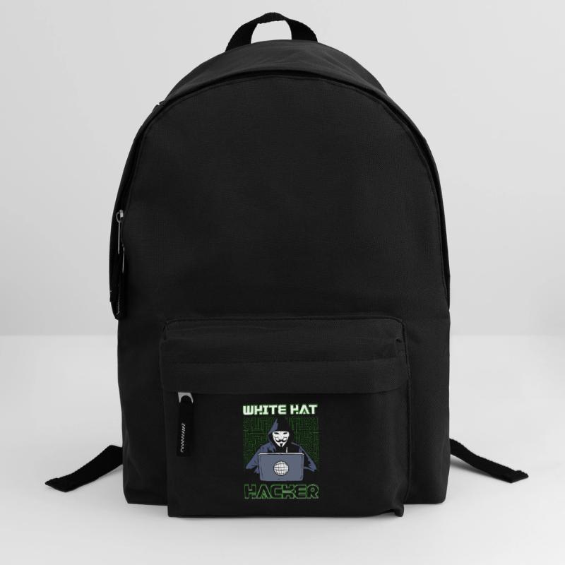 White Hat Hacker Hacking Programmation Dark Net Sac à dos