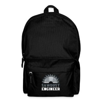Ingénieur sciure de bois Menuisier - Sac à dos - noir - Devant